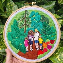 Il mio progetto del corso: Introduzione al ricamo botanico. Embroider project by Clara - 10.04.2021