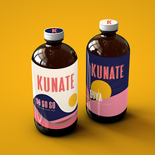 Kunate - Logo, Identity and packaging. Design project by Mijal Zagier - 10.04.2021