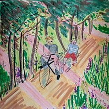 Mein Kursprojekt: Das Skizzenbuch als Erkundungsreise: Finde deinen Zeichenstil Ein Projekt aus dem Bereich Traditionelle Illustration, Skizzenentwurf, Kreativität, Zeichnung, Aquarellmalerei, Sketchbook und Gouachemalerei von Svetlana - 04.10.2021