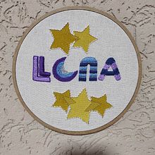 Meu projeto do curso: Letras bordadas: a linha como ferramenta gráfica. Embroider project by Aline Cortes - 10.04.2021