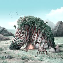 Majestic Rock. Traditional illustration, and Photo Retouching project by Julien Tabet - 12.29.2019