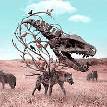Make it Prehistoric. Traditional illustration, and Photo Retouching project by Julien Tabet - 01.13.2019