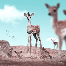 Out of the Box. Traditional illustration, and Photo Retouching project by Julien Tabet - 02.24.2019