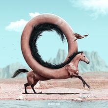 Rogue Wave. Traditional illustration, and Photo Retouching project by Julien Tabet - 06.20.2021