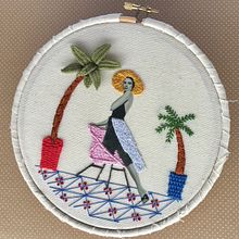 Mi Proyecto del curso: Bordado en fotografías sobre tela . % elle_et_le_fil tarafından hazırlanan Fotoğrafçılık, Kolaj, Kağıt El Sanatları, Baskı, Nakış, Ve Kendin Yap projesi - 10.05.2021