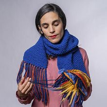 Mi Proyecto del curso: Tapiz y tejido de punto aplicado a prendas y accesorios. Un progetto di Artigianato, Fiber Art, DIY e Design di accessori di Lorena Madrazo Ciruelos - 05.10.2021