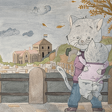 My project in Animal Characters in Watercolor for Children’s Books course. Un proyecto de Ilustración tradicional, Bellas Artes, Pintura, Dibujo, Pintura a la acuarela, Ilustración infantil y Narrativa de lunabyoslo - 05.10.2021