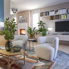 2021 - CASA DI ALESSANDRA [RENDER]. Un progetto di Architettura d'interni, Interior design, Interior Design, ArchVIZ e Design e creazione di mobili di Lia Lovisolo - 05.10.2021