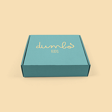 Diseño de marca ficticia de moda infantil "Dumbo". Design, Br, ing, Identit, Packaging, and Product Design project by María Fontes Ibáñez - 10.04.2021
