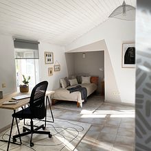 Scandinavian bedroom before and after. Decoration project by Dr. Livinghome - 10.05.2021