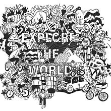Explore the world by bike. Traditional illustration, Digital Illustration, and Vector Illustration project by Antonia Papaioannou - 10.05.2021