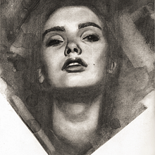 @liv__jo - my project in Artistic Charcoal Portraiture. Traditional illustration, Fine Arts, Drawing, Portrait Drawing, Realistic Drawing, and Artistic Drawing project by Olivia - 09.30.2021