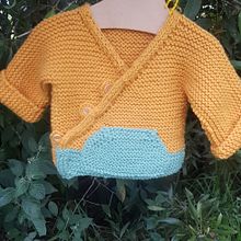 Mi Proyecto del curso: Tejido de punto para prendas infantiles. Fashion Design, Fiber Arts, DIY, and Crochet project by Adriana Martinez - 10.05.2021