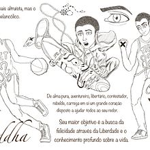 Meu projeto do curso: Criação de personagens de mangá. Un progetto di Illustrazione tradizionale, Character design, Fumetto e Manga di Rodrigo Mello - 24.10.2021