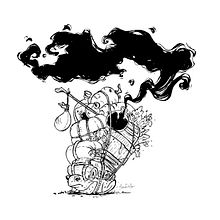 INK . Ilustrație tradițională, Artă conceptuală, Ilustrație cu cerneală, Desen în creion, Desen, Design și Design de caractere de Beatriz Del Burgo Olivares - 10.05.2021