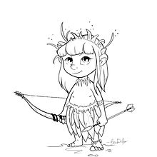 Selvática . Ilustrație tradițională, Design de caractere, Desen digital și Artă conceptuală de Beatriz Del Burgo Olivares - 10.05.2021