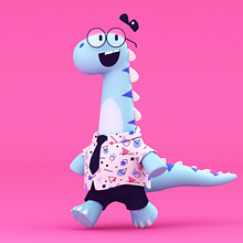 Cretácico 96 . 3D, and Character Design project by Rafael Carmona - 10.06.2021