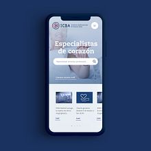 ICBA. Een project van Webdesign, UX / UI e Interactief ontwerp van Lucas Nikitczuk - 30.06.2018