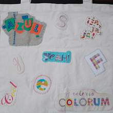 Mi Proyecto del curso: Parches en tote bag. Un progetto di Ricamo di Michelle de la Rosa - 07.10.2021