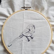 My project in Painting with Thread: Textile Illustration Techniques course. Embroider, and Traditional illustration project by Leonie Assink - 10.07.2021