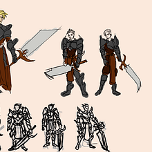 Meu projeto do curso: Desenho de personagens para concept art. Traditional illustration, Character Design, Digital Illustration, Video Games, Concept Art, and Game Design project by Carleões Gomes - 10.07.2021