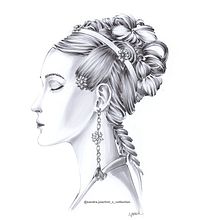 Portraits for the Inktober art challenge. Un proyecto de Ilustración tradicional de Sandra Joachim - 07.10.2021