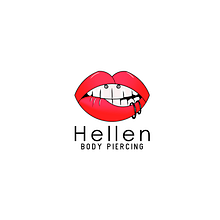 Hellen body piercing . Een project van Logo-ontwerp van Kristjan dos Santos Soares - 08.10.2021