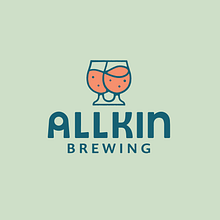 Allkin logo and brand identity. Traditional illustration, Logo Design, Br, ing & Identit project by Aron Leah - 10.08.2021