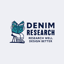 Denim Research logo and brand identity. Design, Traditional illustration, Br, ing & Identit project by Aron Leah - 10.08.2021