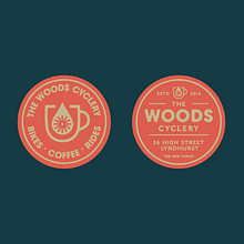 The Woods Cyclery brand identity . Br, ing, Identit, Traditional illustration, and Logo Design project by Aron Leah - 10.08.2021