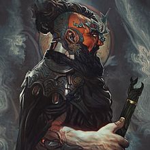 Knight of the Red Sun. Traditional illustration project by Rafael Sarmento - 10.08.2021