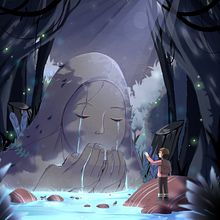 A Mothers Tears Illustration. Un progetto di Illustrazione tradizionale, Direzione artistica, Animazione, Character design, Arte concettuale, Videogiochi, Illustrazione infantile e Instagram di Yasmin Ali - 08.10.2021