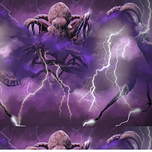 Purple Octopus. Photomontage project by Heber Barron - 10.03.2021