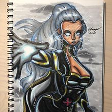 Final Proyect: Storm. Projekt z dziedziny Komiks,  R, sunek i Projektowanie postaci użytkownika Christian David Bauza Gomes - 08.10.2021