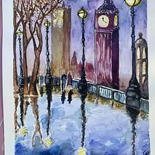 Uk. Un projet de Aquarelle de paulaxgonza - 09.10.2021