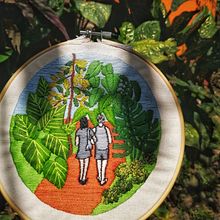 Mi Proyecto del curso: Introducción al bordado botánico. Un proyecto de Bordado de Judith Hernández - 06.10.2021