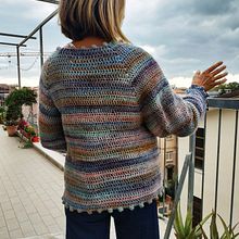 Il mio progetto del corso: Top-down: capi interi all'uncinetto. Fashion Design, Fiber Arts, DIY, and Crochet project by Lorella Francesconi - 10.10.2021