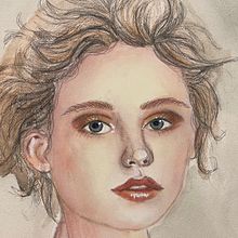 My project in Illustrated Portrait in Watercolor course. Traditional illustration, Fine Arts, Painting, Drawing, Watercolor Painting, Portrait Drawing, and Artistic Drawing project by Rosemary Collier - 10.10.2021