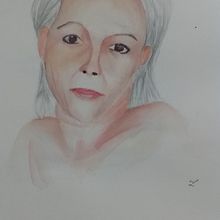 Mi abuela. . Ilustrasi tradisional, Seni Rupa, Lukisan, Menggambar, Lukisan Cat Air, Menggambar Potret, Dan Menggambar Artistik proyek oleh Lya Bencosme - 10.10.2021