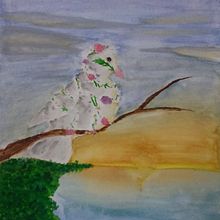 El Espíritu Santo. . Lukisan Cat Air proyek oleh Lya Bencosme - 10.10.2021