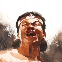 Punching People. Un progetto di Illustrazione tradizionale e Pittura ad acquerello di Marcus Penna - 10.10.2021