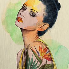 My project in Illustrated Portraits with Procreate course. Traditional illustration, Vector Illustration, Digital Illustration, and Portrait Drawing project by Joanna Roycroft - 10.11.2021