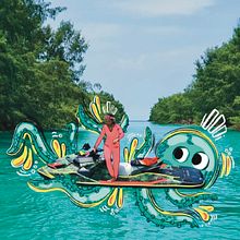 SEADOO Ilustración sobre fotografía. Un progetto di Illustrazione tradizionale di Vicka P - 11.10.2021