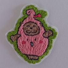 Mi Proyecto del curso: Ilustración de personajes con hilo y aguja. Embroider, and Traditional illustration project by Beatriz Pérez Peiró - 10.11.2021