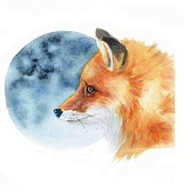 Fox. Traditional illustration project by mcpaan - 10.12.2021