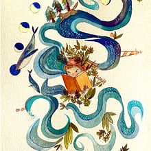 Meu projeto do curso:  Técnicas de aquarela para ilustrações com um toque de sonho. Ilustração tradicional, Desenho, Pintura em aquarela e Ilustração editorial projeto de mtdc_adriana - 12.10.2021