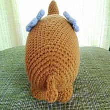 Mi Proyecto del curso: Rinoceronte con alas . Un progetto di Artigianato, Design di giocattoli, Fiber Art, DIY e Uncinetto di Lorena Isabel Conejeros Alvarez - 11.10.2021