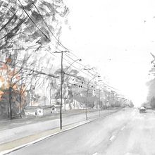 Meu projeto do curso: Criação de paisagem contemporânea em aquarela. Fine Arts, and Watercolor Painting project by Gustavo Bissolli - 10.14.2021
