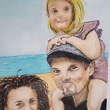 Mein Kursprojekt: Stilisierte Porträts in Aquarell. Traditional illustration, Painting, Watercolor Painting, and Portrait Drawing project by Moni - 10.11.2021