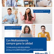 Gráfica Programa de Puntos Multiasistencia - Allianz. Ein Projekt aus dem Bereich Cop, writing, Werbung, Br und ing und Identität von Camilo Santa Cruz - 12.10.2021